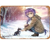 Kantai Collection, Akebono (Kancolle) Anime Poster Home Wall Art Decoration Retro Metal Tin Sign 8x12 inch