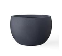 Kante Planter, Concrete, Charcoal, 15.7" D