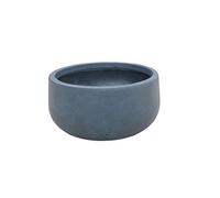 Kante Planter, Concrete, Charcoal, 19.6" D