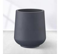 Kante Planter, Concrete, Dark Gray, 15.3" D