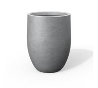 Kante Planter, Concrete, Gray, 21.7" H