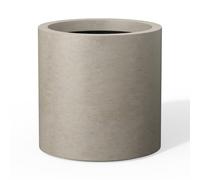 Kante Planter, Weathered Concrete, 12.6" Dia