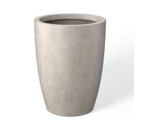 Kante Planter, Weathered Concrete, 18.1" H