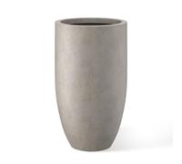 Kante Planter, Weathered Concrete, 24" Tall