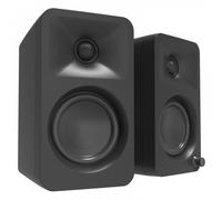 Kanto ORA 100W Powered Bi-amp Reference Desktop Computer Speakers w/Bluetooth 5.0 & USB-C | 100 Hz Crossover | Reference Quality Sound | Pair | Black