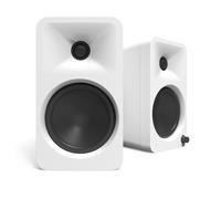 Kanto ORA4 140W Powered Reference Speakers with Bluetooth 5.0 and USB-C Input | 4" Woofers | Bi-Amplified | Reference Quality Sound | Pair | White