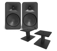 Kanto ORA4 with SP6 Heavy Duty Stands Black