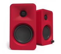 Kanto ORAMR Powered Reference Desktop Speakers With Bluetooth in Red