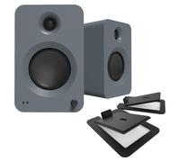 Kanto REN Powered Speakers with S6 Tilted Stands Matte Grey