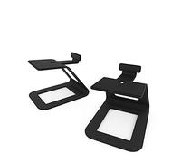 Kanto SE6 Elevated Desktop Speaker Stands for Large Speakers | Black | Pair