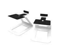 Kanto SE6 Elevated Desktop Speaker Stands for Large Speakers | White | Pair