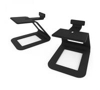 Kanto Audio S6 (Large) - Desktop Speaker Stands (Pair) in Steel Black