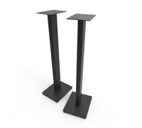Kanto ST34 34” Universal Floor Speaker Stands for Bookshelf Speakers up to 13.6 kg | Pair | Black Steel w/Black MDF Base