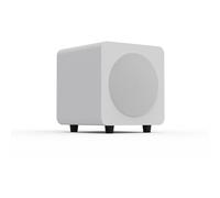 Kanto SUB8 Vinyl Subwoofer Matte White with White Grill