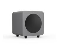 Kanto SUB6 Sealed Powered Subwoofer, 200 W Peak Power, 6 Inch Woofer, Quick & Accurate Bass, Ultra-Compact Design, Matte Grey