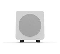 Kanto SUB8 Vinyl Subwoofer Matte White with White Grill