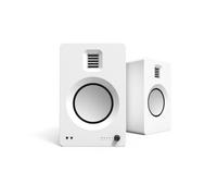 Kanto TUK Powered Bookshelf Speakers - Matte White
