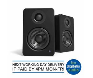 Kanto Yu2 Active Powered Bookshelf Speakers Built in DAC Black