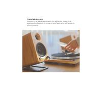 Kanto YU4 Powered Bookshelf Speakers Walnut