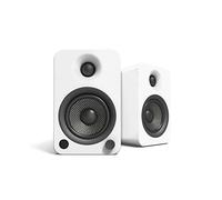 Kanto YU4MW Powered Speakers with Bluetooth and Built-in Phono Preamp | Auto Standby and Startup | Remote Included | 140W Peak Power | Pair | Matte White