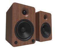 Kanto YU6 Powered Bookshelf Speakers Walnut