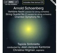Kantorow,Jean-Jacques - Schoenberg - Verklärte Nacht ,String Quartet No. 2 in F sharp minor ,Chamber Symphony No. 1 /2CD
