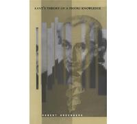 Kant's Theory of A Priori Knowledge