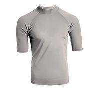 Kanu Surf Men's Fiji UPF 50+ Rashguard, Grey, XX-Large