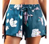 Kanu Surf Women's Darren Stretch UPF 50+ Active Swim and Workout Boardshort, Navy Floral, 6