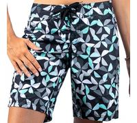 Kanu Surf Women's Marina UPF 50 Active Swim Board Short (Reg & Plus Sizes), Audrey Black, 10