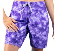 Kanu Surf Women's Marina UPF 50 Active Swim Board Short (Reg & Plus Sizes), Sydney Purple, 10