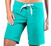 Kanu Surf womens8181Marina Solid Stretch Boardshort Solid Board Shorts - green - 8