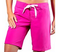 Kanu Surf womens8181Marina Solid Stretch Boardshort Solid Board Shorts - pink - 10