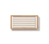 Kanwoder Bamboo Ring Holder,Ring Display Stand,Jewelry Organizer Stand for Rings Earrings Selling（Beige）