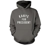 Kanye for President Unisex Hoodie - Grey X-Large