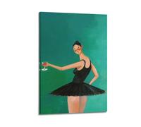 Kanye Poster West My Beautiful Dark Twisted Fantasy Album Posters Aesthetic Wall Art Canvas Vintage Poster Decorative Painting Living Room Bed Room Decor12x18inch(30x45cm) Frame-style
