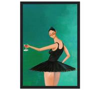 Kanye Poster West My Beautiful Dark Twisted Fantasy Posters Album Cover Limited Edition Posters, Music Canvas Aesthetic Living Room Painting Decor for Home Office 16x24inch(40x60cm) Black Frame