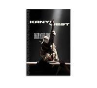Kanye Poster West Rapper Posters Canvas Print Aesthetic Wall Art Modern Home Decor for Bedroom Living Room12x18inch(30x45cm) Unframe-style