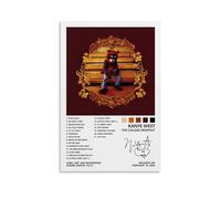 Kanye Poster West The College Dropout Album Cover Poster for Bedroom Aesthetic Canvas Art Wall Decor 12x18inch(30x45cm)