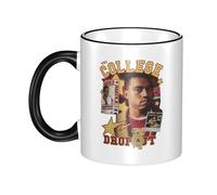 Kanye Rapper West Music Ceramic Coffee Mugs Drinking Mugs for Water and Milk Ceramic Coffee Cups with Handles