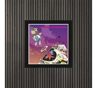 Kanye West, Graduation Album cover, poster, wall art. Print or Fully Framed Available. Actual size of original Vinyl Covers. (Framed)