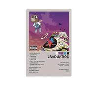 Kanye West Graduation Album Poster Decorative Painting Canvas Wall Posters And Art Picture Print Modern Family Bedroom Decor Posters 08x12inch(20x30cm)
