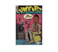 Kanye West Poster Hip Hop Comics Vintage Posters Poster Decorative Painting Canvas Wall Posters And Art Picture Print Modern Family Bedroom Decor Posters 12x18inch(30x45cm)