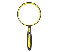 Kanylavy 1 PCS Portable Yellow Magnifying Glass 110mm Diameter Lens Is Suitable For Reading Books And Newspapers For The Elderly High Definition Easy To Use