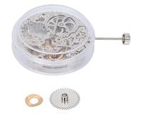 Kanylavy 6498 Mechanical Watch Movement 21600 Bph for ETA 6498 Watch Hand Winding Hollow Skeleton Movement Parts Accessories