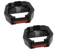 Kanylavy Time Attendance Machine Ribbon Attendance Clock Punch Ribbon for Electronic Timer 2Pcs