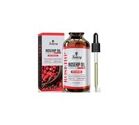 Kanzy Rosehip Oil for Face 120ml Organic Cold Pressed 100% Pure Natural, Hydrating, Nourishing & Moisturising Rosehip Seed Oil for Skin, Hair, Na