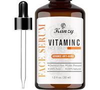 Kanzy Vitamin C Serum for Face with 20% Hyaluronic Acid 30 ml Discoloration Correcting Serum for Even Tone Complexion to Boost Skin Collagen and Elasticity Face Serum for Women & Men