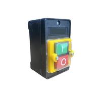 KAO-10KH Push Button Switch 2P Position OFF-ON AC380V 10A Bench Drill Switches With Protective Box IDGTTLDF