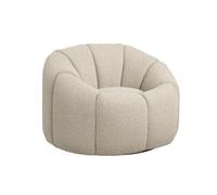 Kao Boucle Swivel Accent Chair light taupe